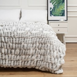 Faux Fur Long Hair Rabbit Fur Shaggy Plush Duvet Cover