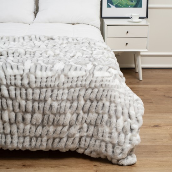 Faux Fur Long Hair Rabbit Fur Shaggy Plush Duvet Cover