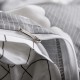 100% Cotton 90''x90'' Clouds Pattern Soft Hypoallergenic Breathable Duvet Cover Pillowcase Comforter Cover With Zip Closure