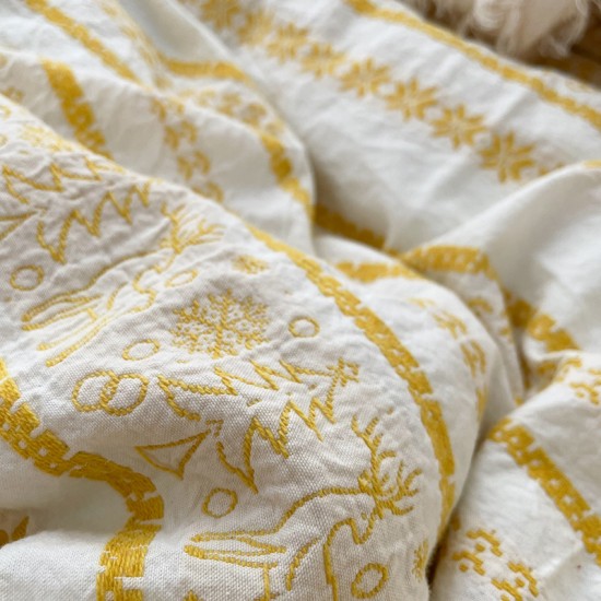 Duvet Cover Set Queen Geometric Pattern Print White Duvet Cover Soft Microfiber Comforter Cover with Button Closure Corner Tie