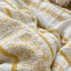 Duvet Cover Set Queen Geometric Pattern Print White Duvet Cover Soft Microfiber Comforter Cover with Button Closure Corner Tie
