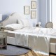  Breathable hypoallergenic Mulberry Silk Natural Dye Satin Deep Pocket Fitted flat bed sheet lenol silk 22 Momme full size