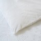 Farmhouse Solid White Textured Sideways Chevron Zig Zag Pattern 100% Cotton Duvet Cover Set