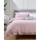 Embroidery Comforter Cover Washed Microfiber Tufted Textured Duvet Cover Set Bedsheet Bedding Set with Diamond Pattern
