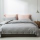 Customized Design 3d Printing Washed Cotton Linen Bohemian Striped Home Decorative Bed Sheet/duvet Cover Set With Pillowcase
