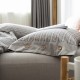 Customized Design 3d Printing Washed Cotton Linen Bohemian Striped Home Decorative Bed Sheet/duvet Cover Set With Pillowcase