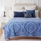 home decoration cotton quilt microfiber fabric bedspread set brushed quilt sets quilted bed sheet spread embroidery Coverlet