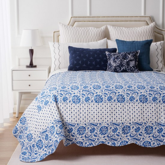 home decoration cotton quilt microfiber fabric bedspread set brushed quilt sets quilted bed sheet spread embroidery Coverlet
