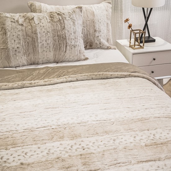 Modern Collection Microfiber Filled Bedspread Quilts