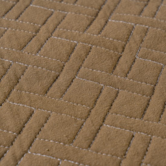 Polyester Ultrasonic Bed Quilt Hotel Wholesale Solid Color Bedspread Patchwork Microfiber Fabric Quilt Set