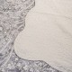 Oversized Washed Lightweight Printed Floral Bed Coverlet 100 cotton Quilt Bedspread Cover Set with 1 Quilt and 2 Shams